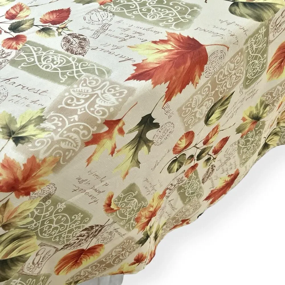 Tablecloth Autumn Fall Harvest Round 69